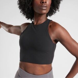 Athleta Conscious Crop Top in Black, Size Small